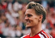 Arsenal palkitsee Martin Ødegaardin