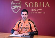 Arsenalin manageri Mikel Arteta allekirjoittaa uuden sopimuksen, joka ansaitsee mestarin